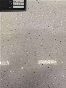 Engineered Stone Loess Light Grey Quartz Slab & Tile