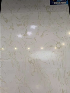 High Quality Wanli Green Engineered Stone Slab