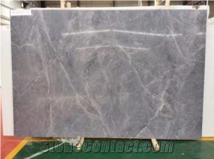 Highly Polished Hermes Grey Blue Shade Artificial Marble