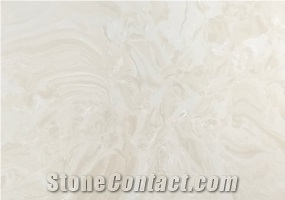 Madison Gold With Ultra Fine Power Artificial Marble Slab