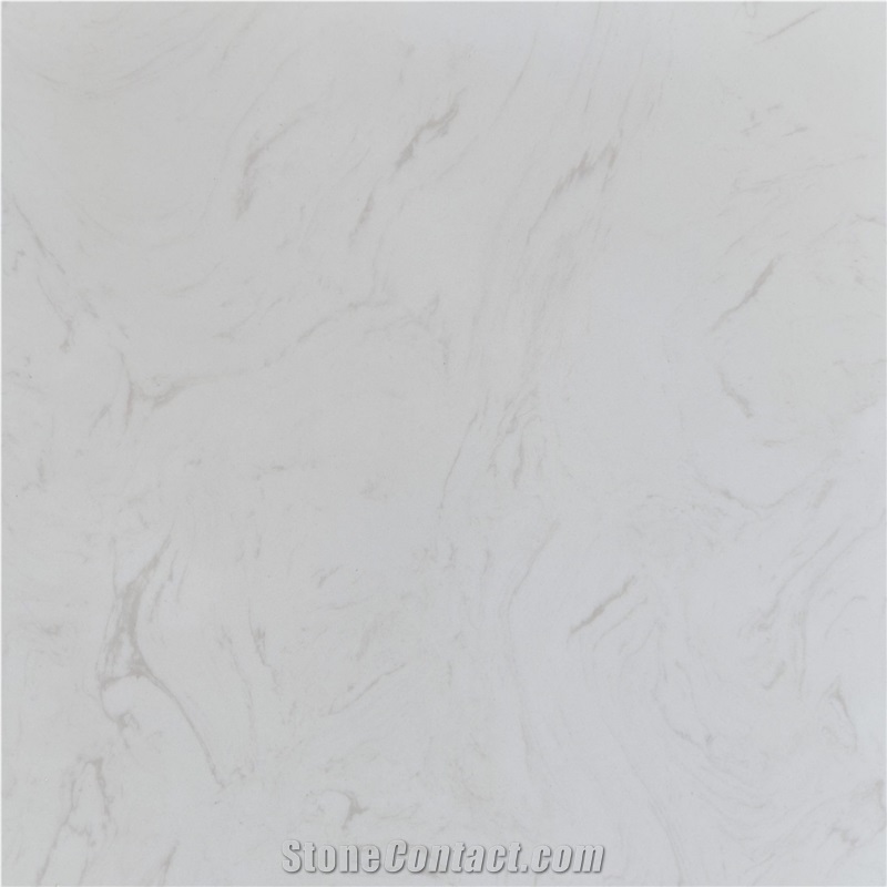 Stable Quality Peirce White Customized Quartz Slab