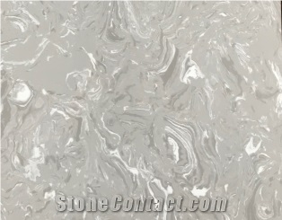 Thunder Grey With Ultra Fine Power Artificial Marble Slab