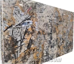 Good Quality Brazil Butterfly Gold Polished Granite