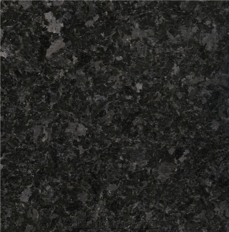 Popular Stone Angola Black Polished Granite Slabs