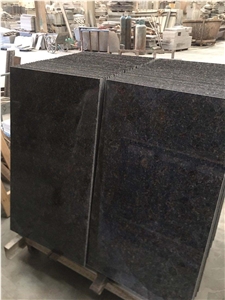 Stable Quality Black Tan Brown India Origin Polished Granite