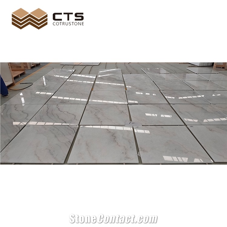 Marble Tiles 600Mm*600Mm Thickness Guangxi White Economic