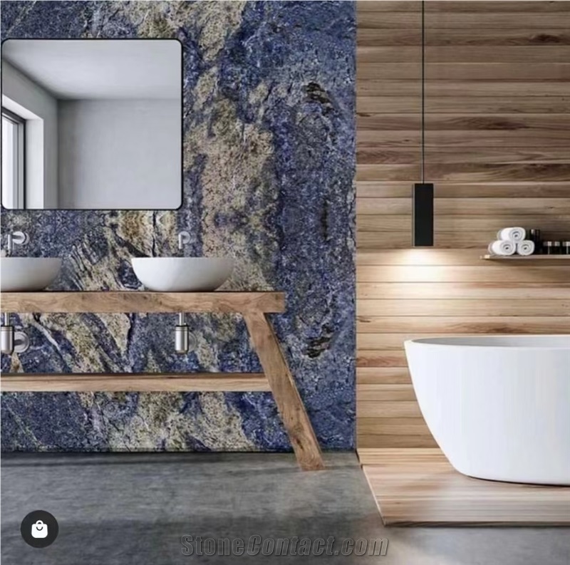 Azul Bahia Granite Polished Slabs Tiles 12648#