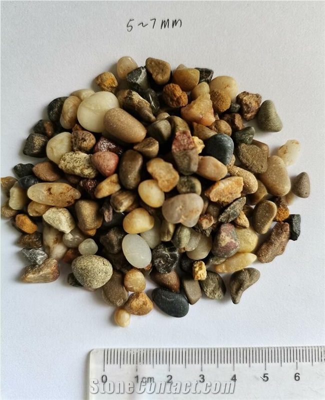 Multicolor River Stones All Mix Pebbles &Gravels Garden