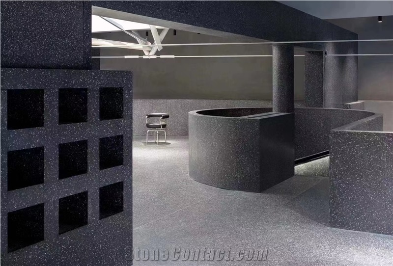 Indoor Cement Flooring Aggregate Terrazzo Tile Slab
