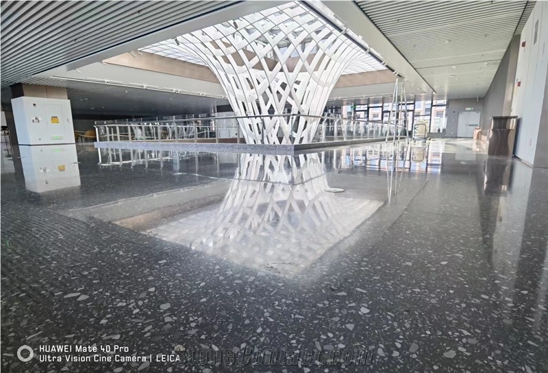Xiongan New District Cement Terrazzo Quality Tile Flooring Walling Project