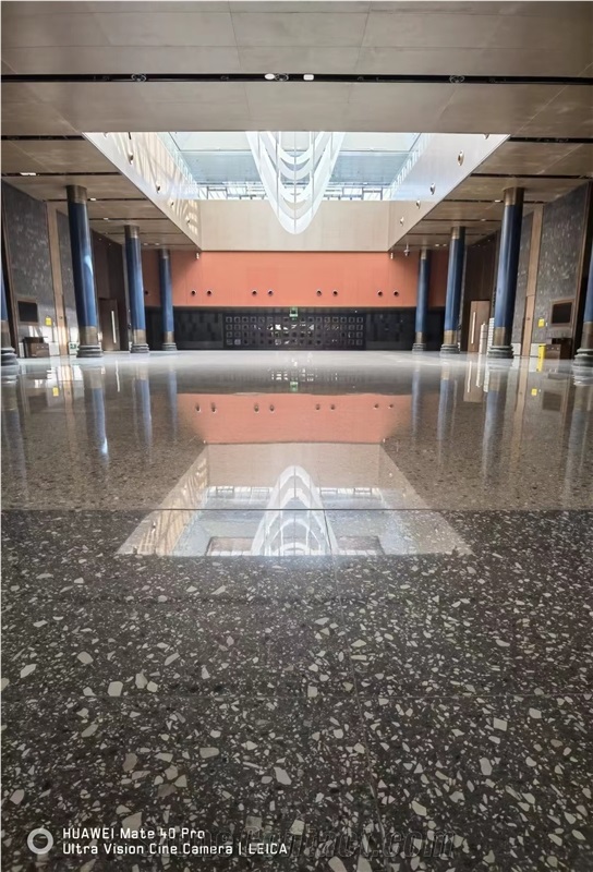 Xiongan New District Cement Terrazzo Quality Tile Flooring Walling Project
