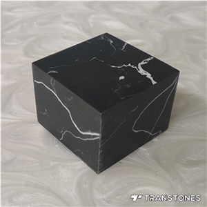 Alabaster Solid Surface Wall Cladding Panel For Display Plot