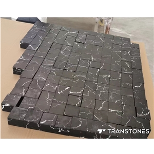 Alabaster Solid Surface Wall Cladding Panel For Display Plot