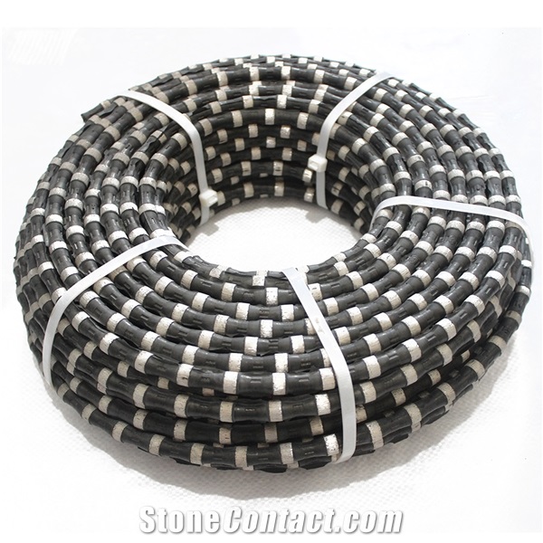 11.5Mm Rubber Diamond Wire Cutting Rope For Granite