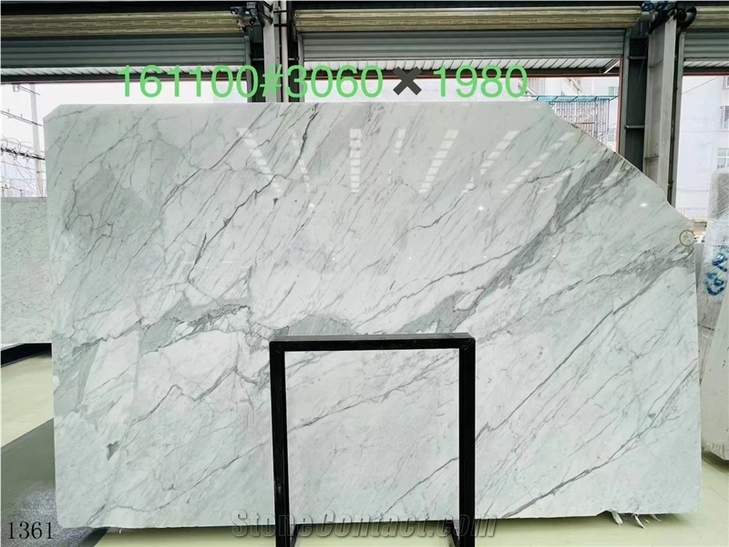 Bianco Calacatta Marmo Marmi White Marble Slab In China