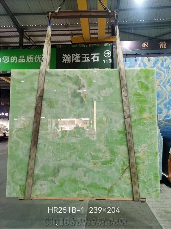 Bolagh Green Onyx Bolaq Onix Slab In China Stone Market