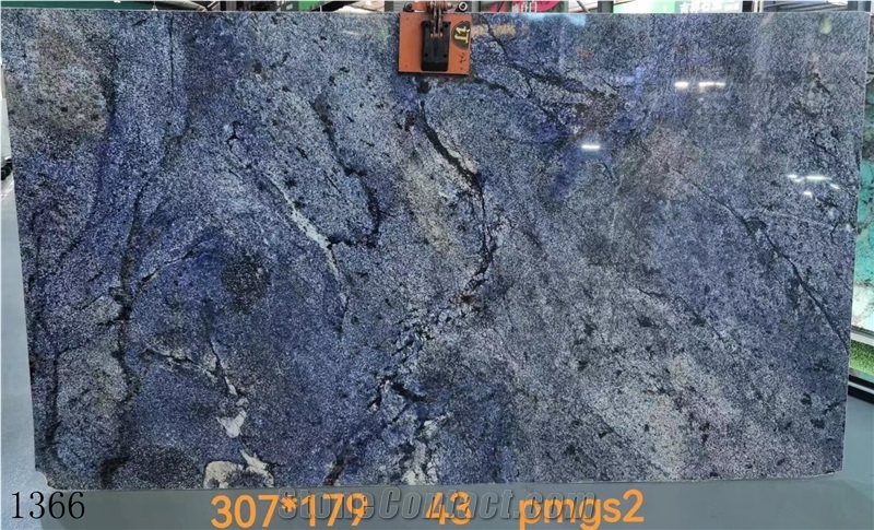 Dream Sapphire Blue Granite Slab In China Stone Market