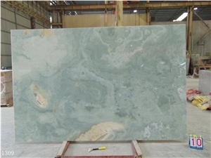 Gold Blue Jade Golden Onyx Slab Tile In China Stone Market