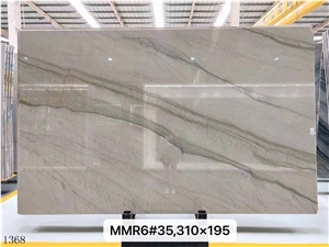 Kalahari Beige Ivory Quartzite Slab In China Stone Market