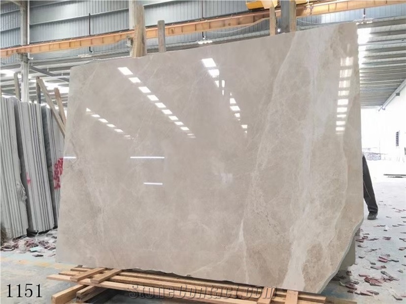 Silver Beige Marble Modern Grey Slab In China Stone Market