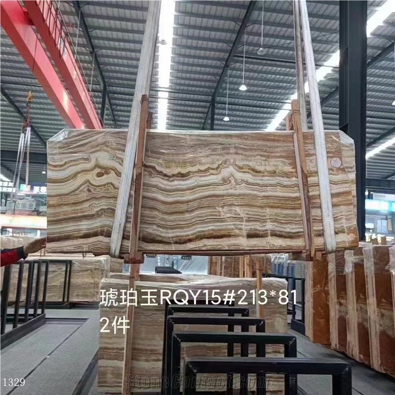 Tra Onyx Brown Traonyx Travertine Slab In China Stone Market