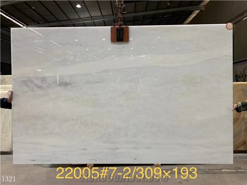 White Onicciato Bianco Onix Slab In China Stone Market