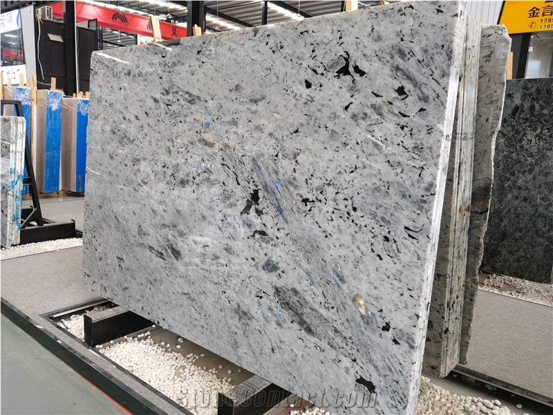Chinese Wholesale Polished Blue Granite Slabs Tiles