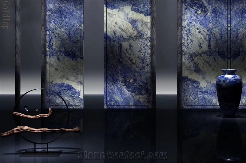 Luxury Bolivia Blue Granite Tiles Slab