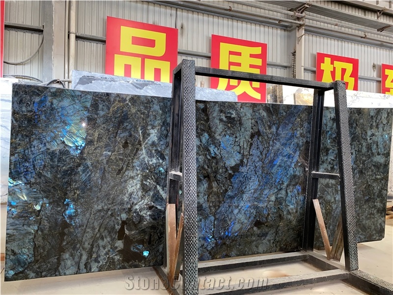 Luxury Stone Blue Labradorite Granite Slabs