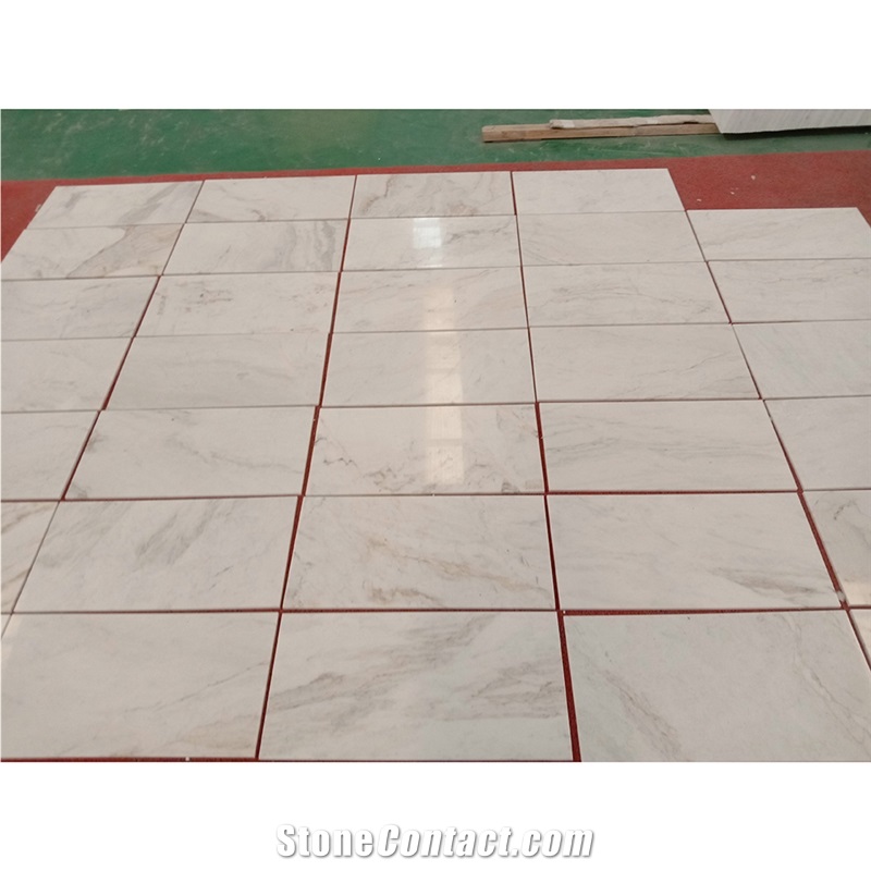 Natural Marble Slab White 300X300 Floor Tiles For Bathroom