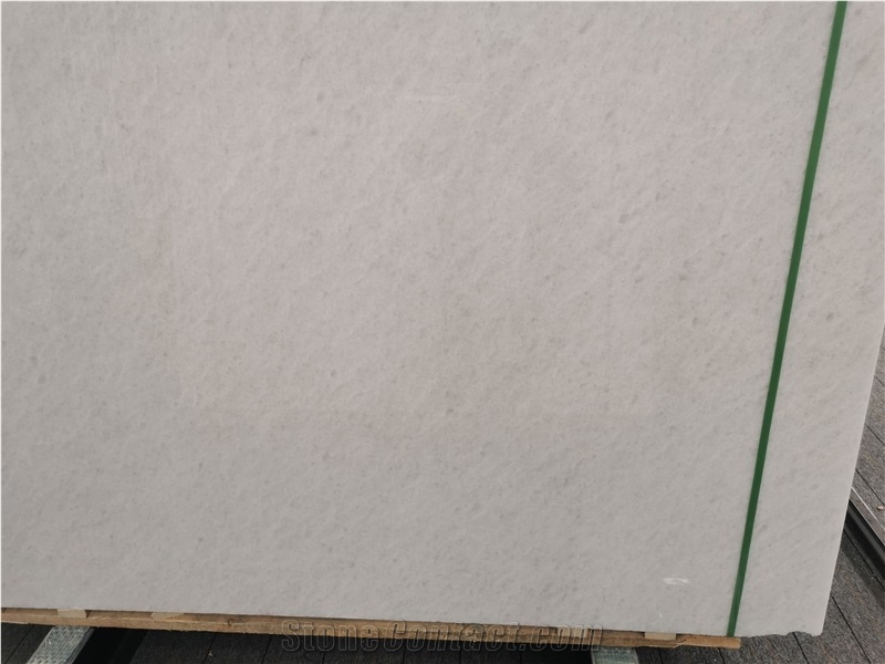 Super White Crystalline Pure White Marble Tiles And  Slabs