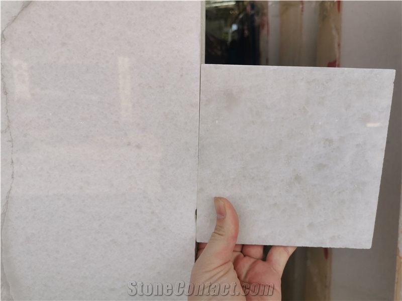 Vietnam Nano Super White Marble Tiles And Slabs