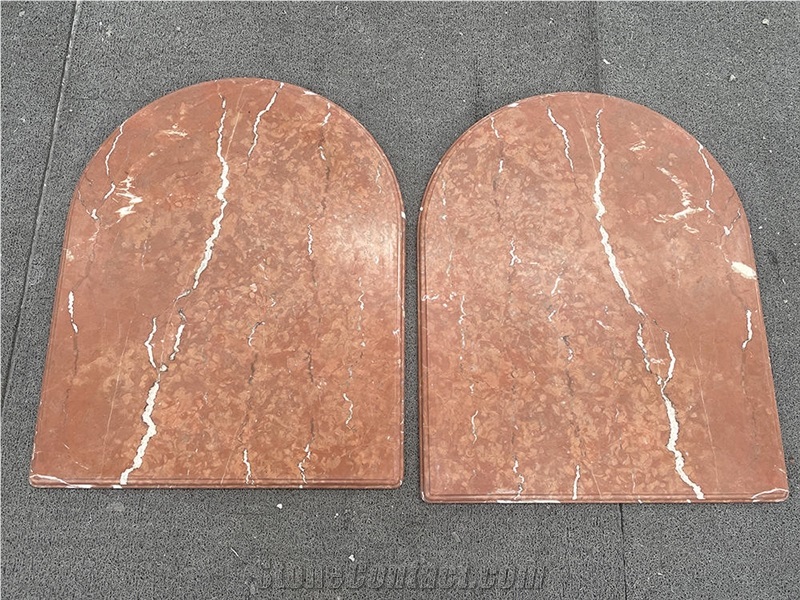 Alicante Rosso Marble Composite Honeycomb Backed Coffee Tabletops