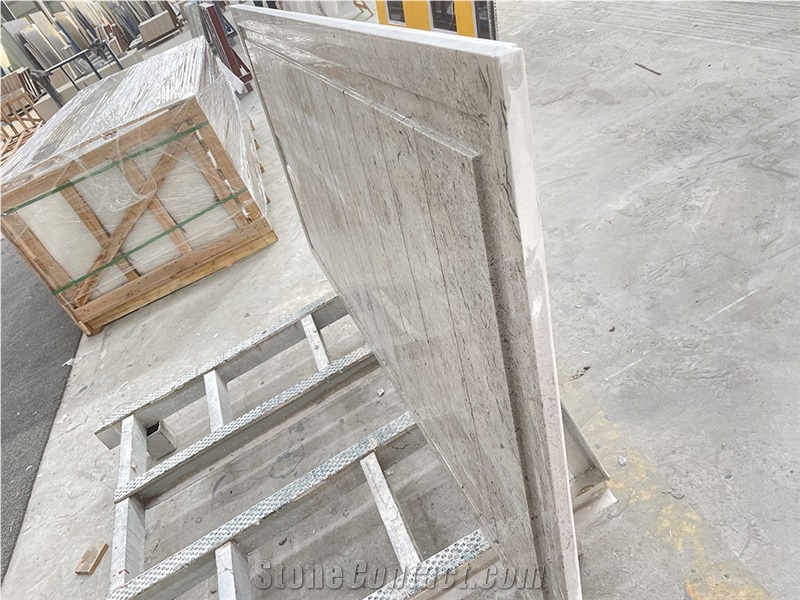 Carso Grey Marble Laminated Sintered Stone Composite Stone Panels For Floor