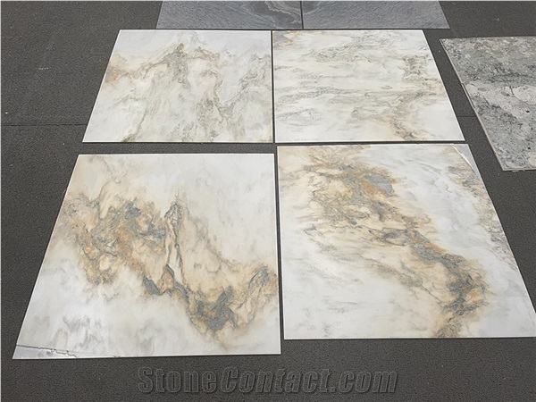 Lightweight Landscape Painting Marble Thin Composite Panel
