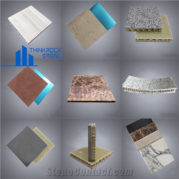Marble Laminated With Aluminum Honeycomb Panel Wall Tile