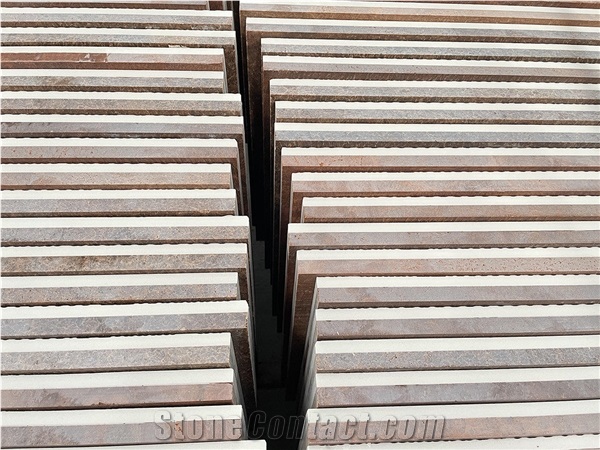 Wooden Yellow Marble Laminated Panel For Wall Cladding Floor