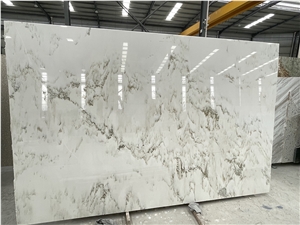 Landscape Painting Marble Slab And Tiles For Wall Decor