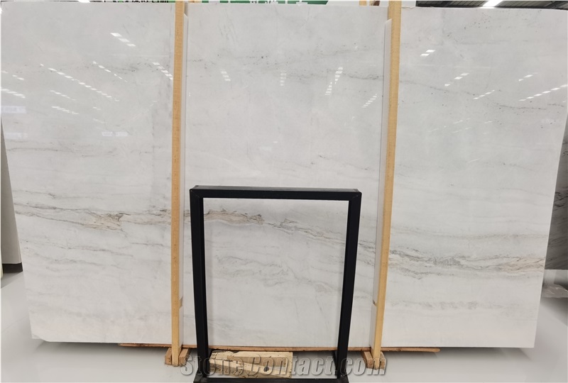 China Popular White Marble Polished Slab With Good Price