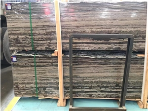 Coffee Brown Wooden Marble,Kylin Wood Marble,Brown Tiny