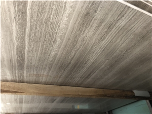 Silk Georgette Wood Vein Marble