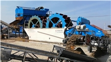 20TPH Sand Washing Machine- Linear-Motion Vibrating Screen