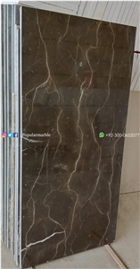 Coffee Brown Marble Tiles, Slabs