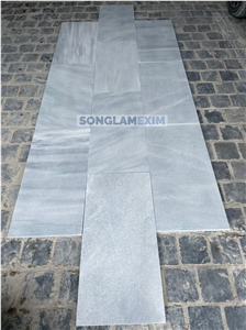 Sky Vein Marble Sandblasted Paving Tiles