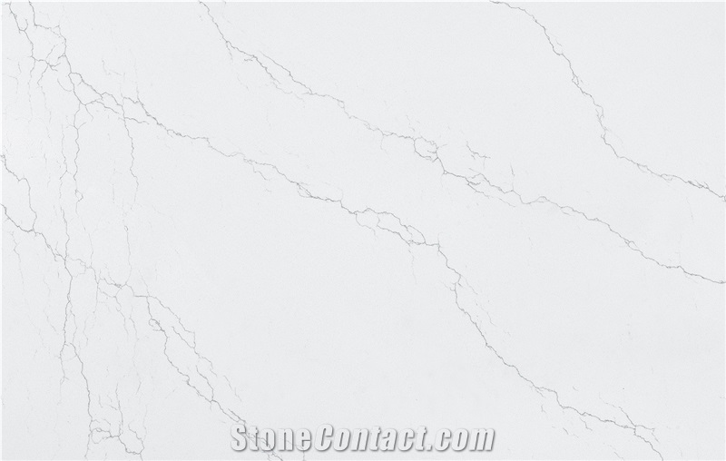 Engineered Stone White Quartz  Slabs