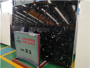 Hot Indoor Decorative Black Artificial Marble Flooring And Walling