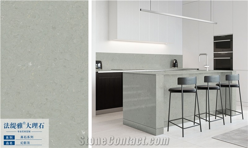 New Design Grey Real Stone Figure Engineered Marble
