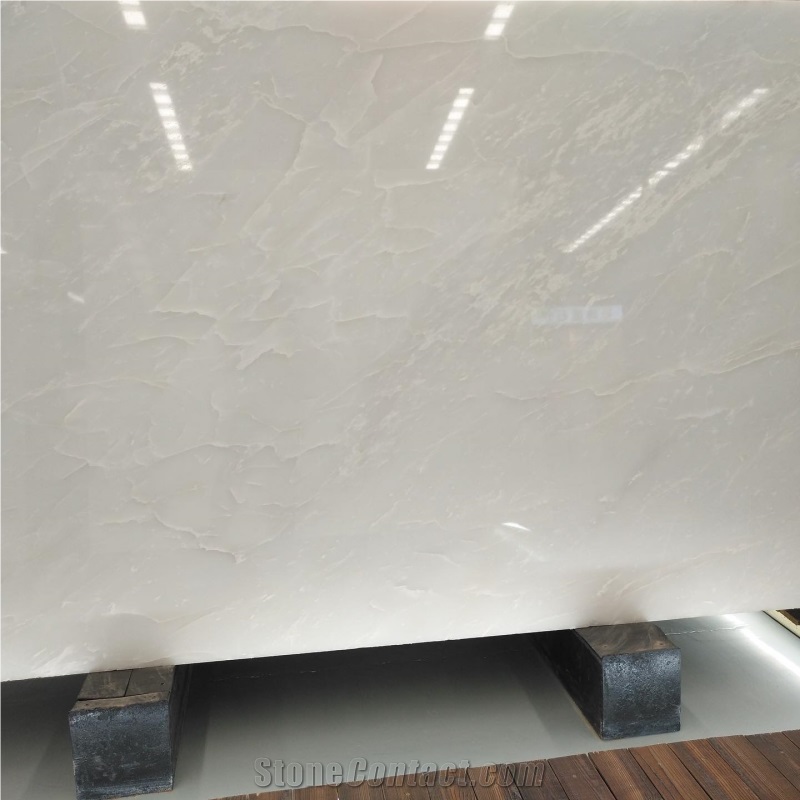Absolute Cary Jade White Marble Slab Interior Design