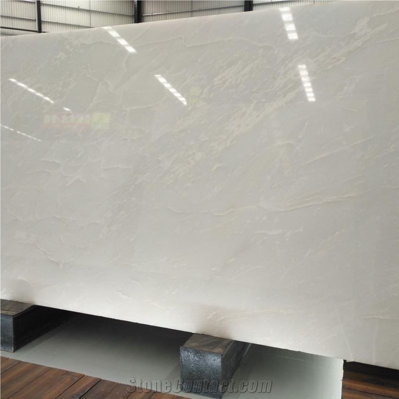 Absolute Cary Jade White Marble Slab Interior Design