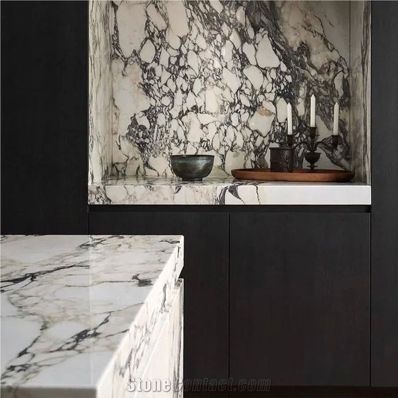 Calacatta Viola Marble For Villa Interior House Decor